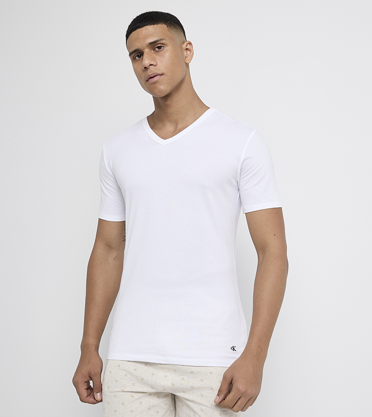 3-Pack Solid Short Sleeves Vests