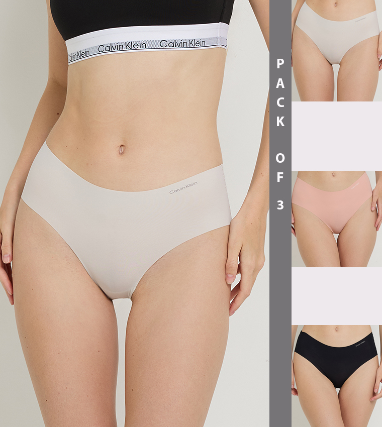 Pack of 3 Seamless Hipster Briefs