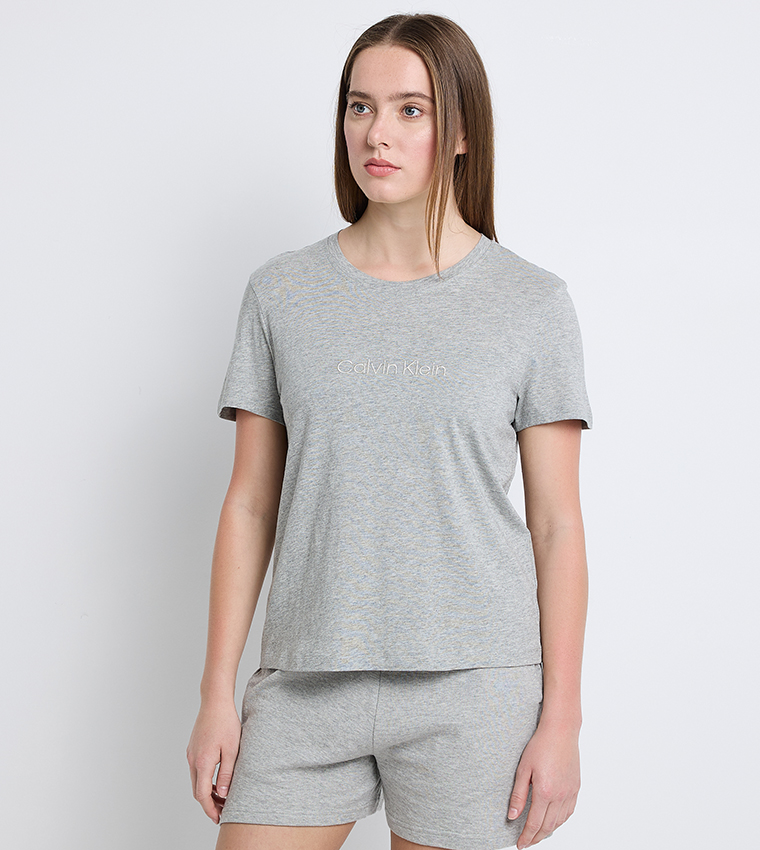 Logo Embroidered Sleep T-Shirt