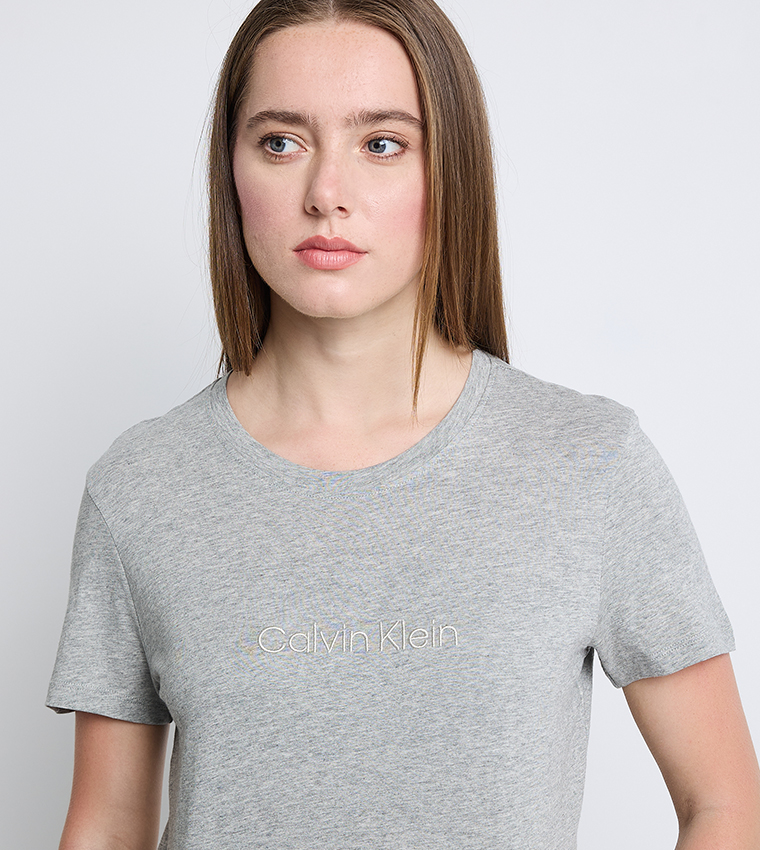 Logo Embroidered Sleep T-Shirt