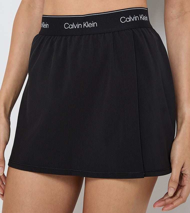 Logo Waist Mini Skirt