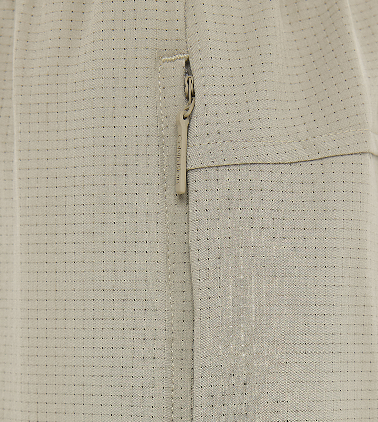 Elastic Waist Straight Fit Pants