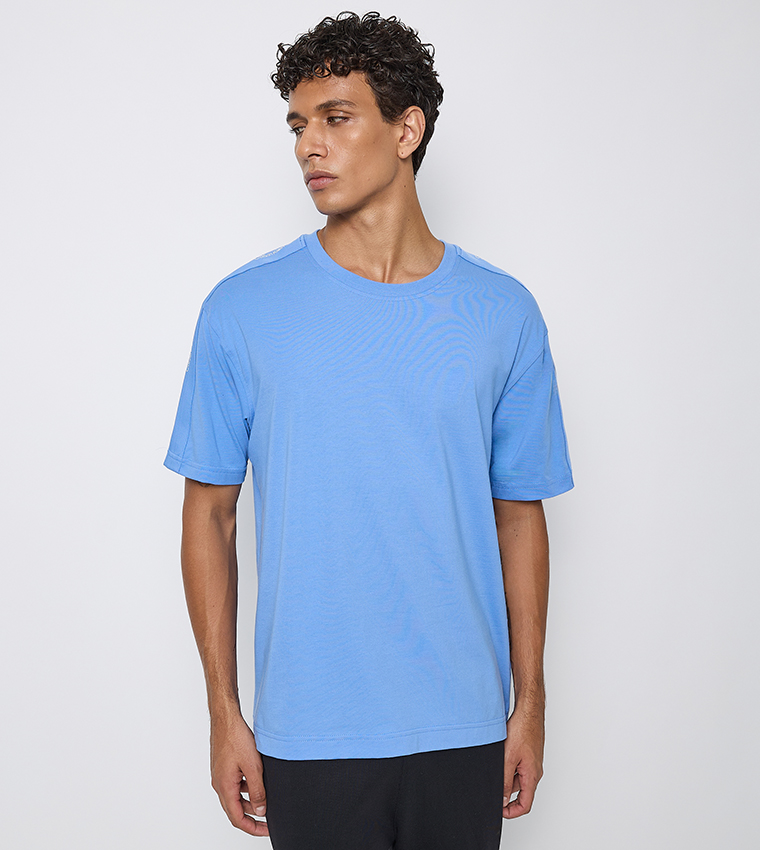 Logo Tape Crew Neck T-Shirt