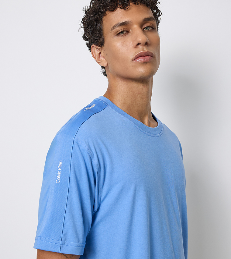 Logo Tape Crew Neck T-Shirt