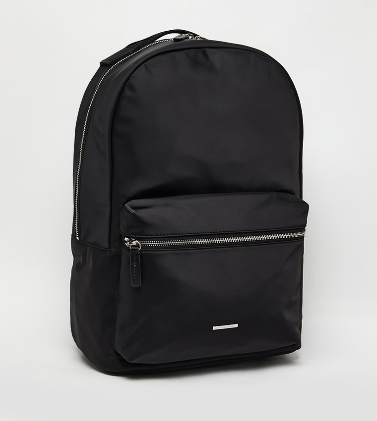 SLEEK Front Pocket Nylon Backpack