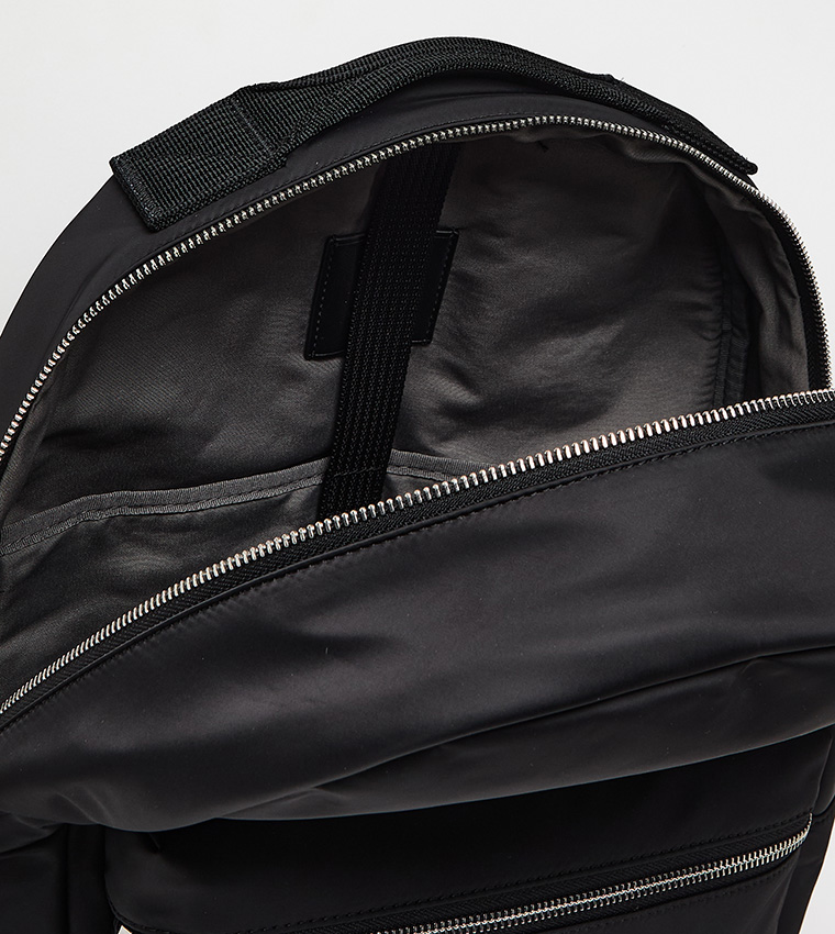 SLEEK Front Pocket Nylon Backpack