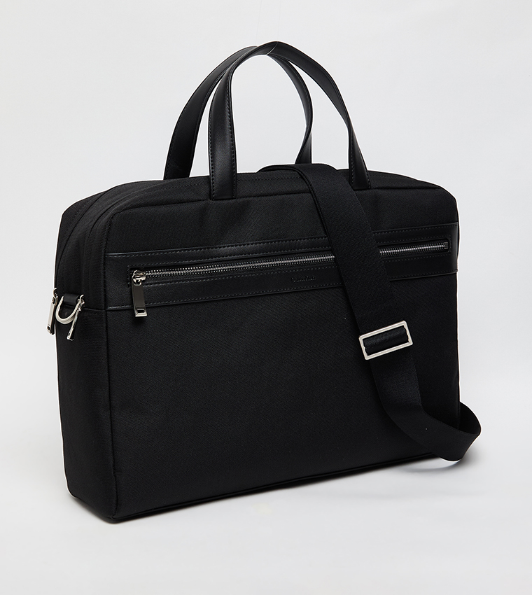 Logo Detail Laptop Bag