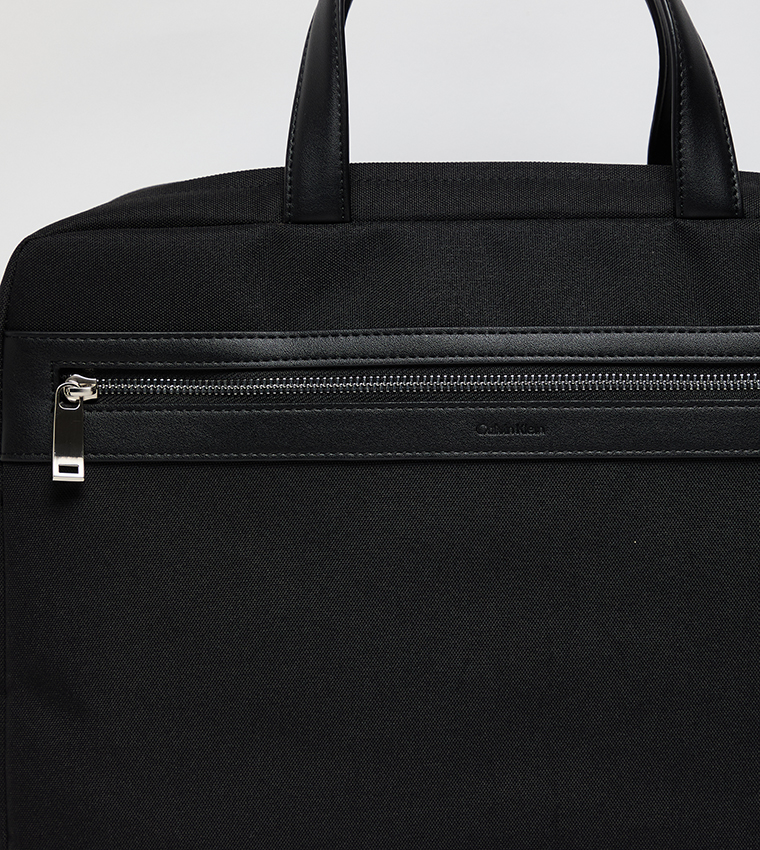 Logo Detail Laptop Bag