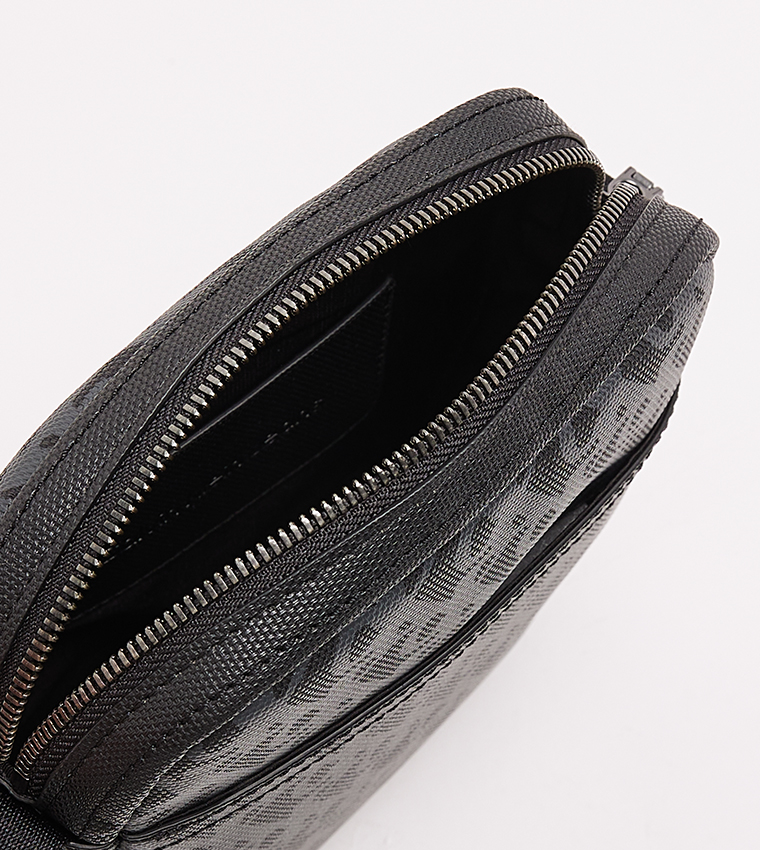 MATTE Monogram Patterned Reporter Bag