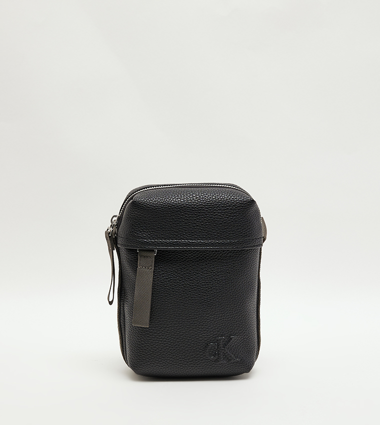 Monogram Detail Reporter Bag