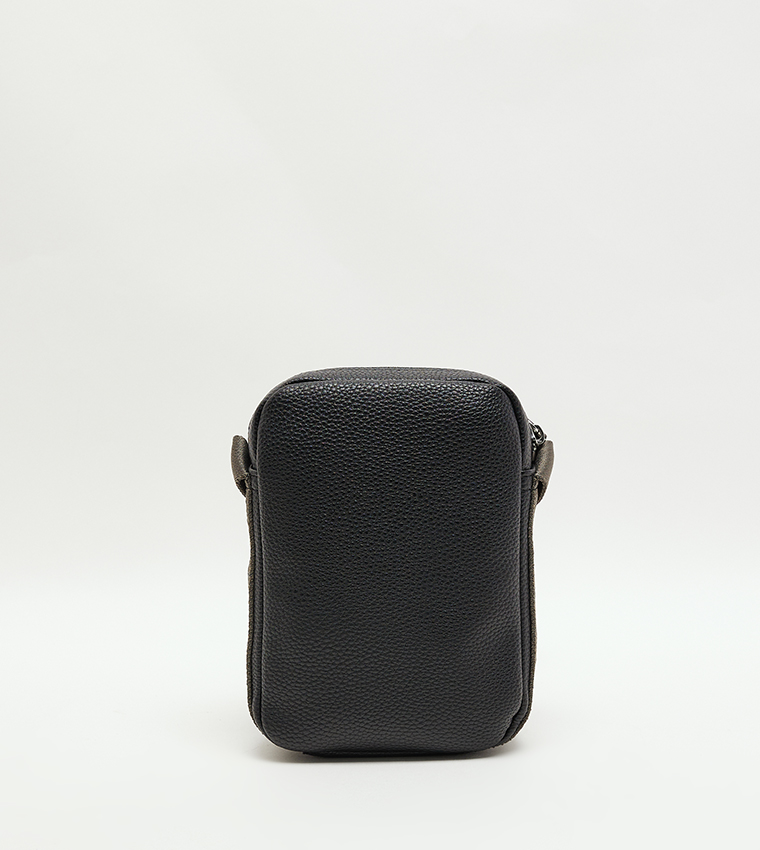 Monogram Detail Reporter Bag