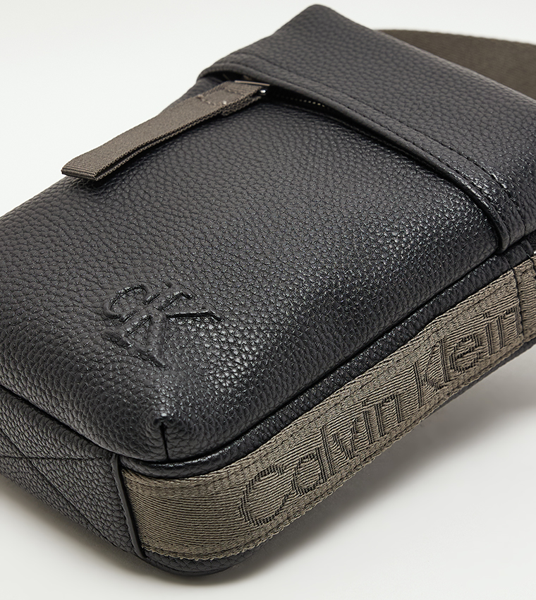 Monogram Detail Reporter Bag