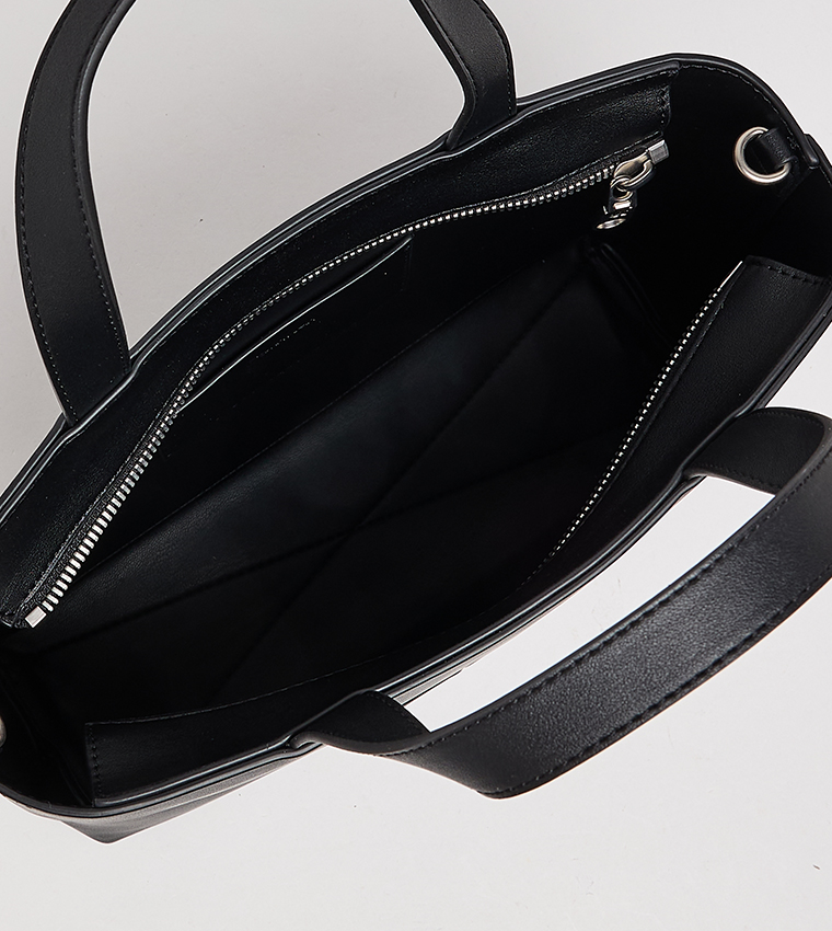 Monogram Embossed Tote Bag