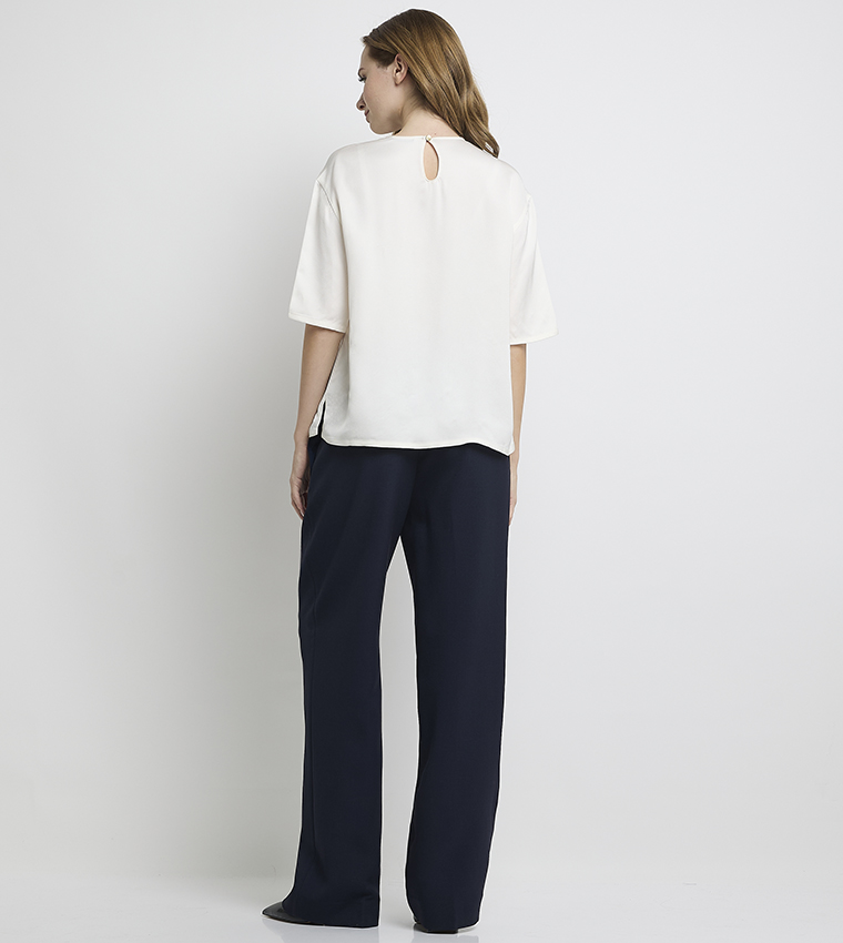 Solid Relaxed Fit T-Shirt