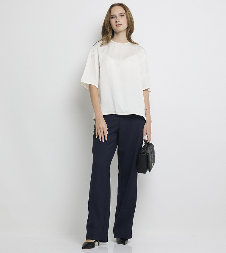 Solid Relaxed Fit T-Shirt