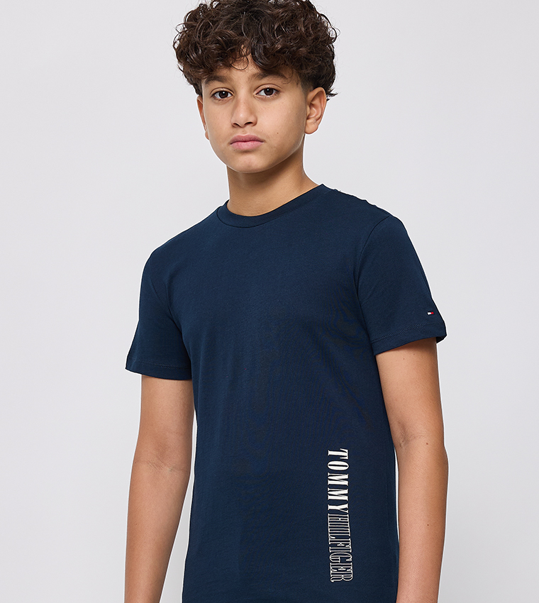 Logo Printed Crew Neck T-Shirt
