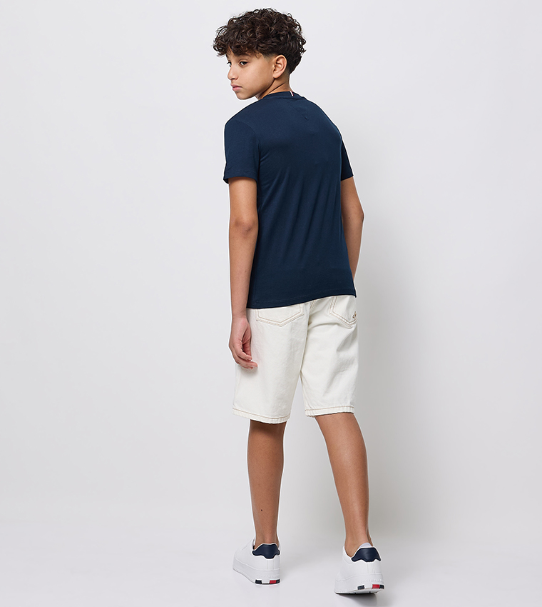 Logo Printed Crew Neck T-Shirt