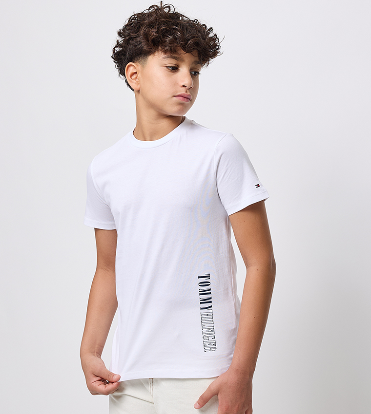 Logo Printed Crew Neck T-Shirt