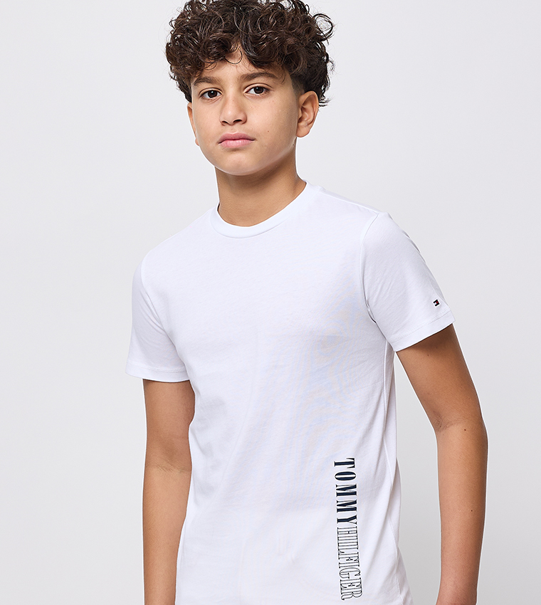 Logo Printed Crew Neck T-Shirt