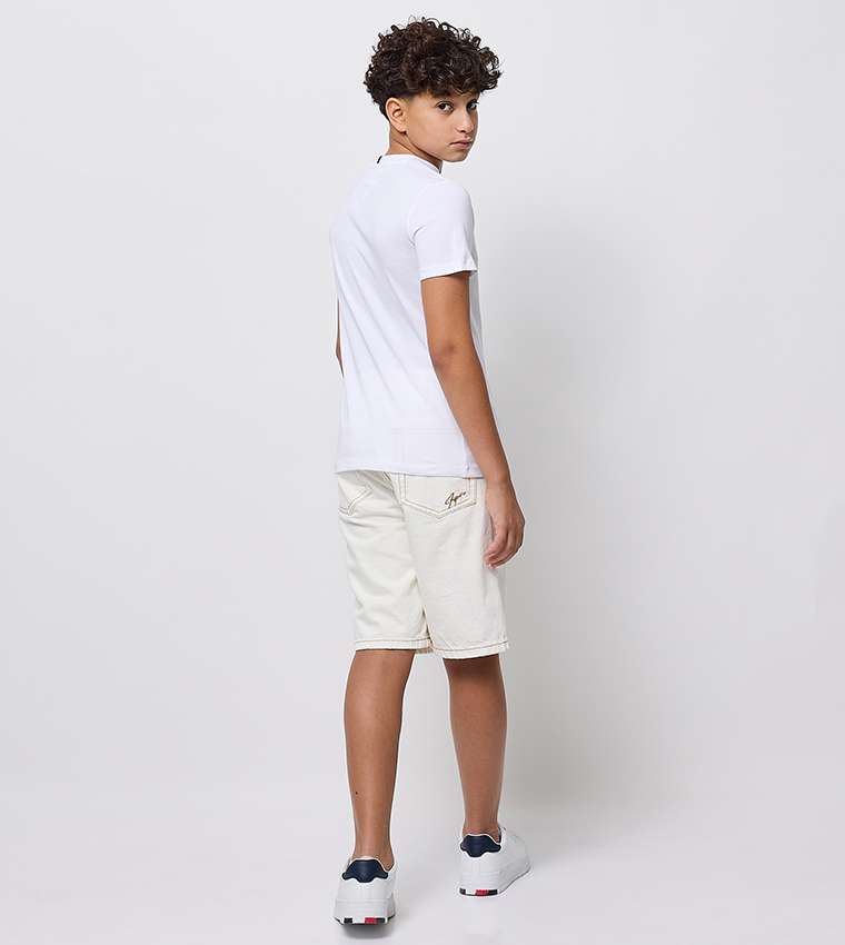 Logo Printed Crew Neck T-Shirt