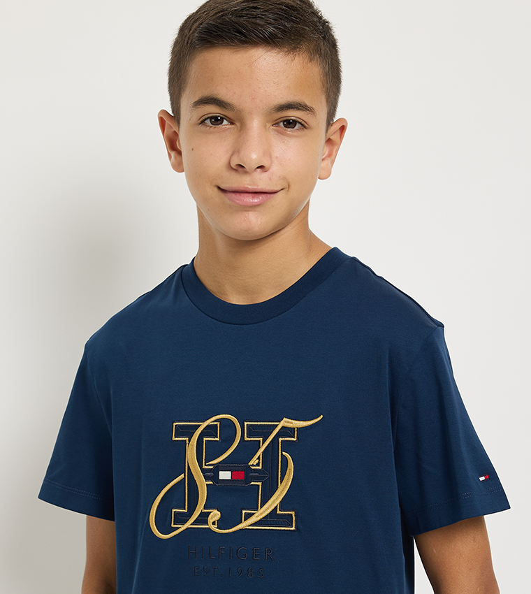 DIWALI Embroidered Crew Neck T-Shirt