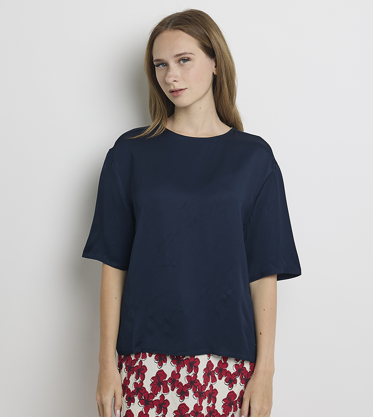 Solid Relaxed Fit T-Shirt
