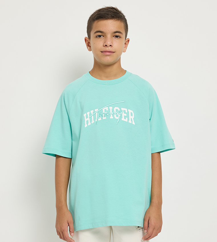 Logo Detail Crew Neck T-Shirt