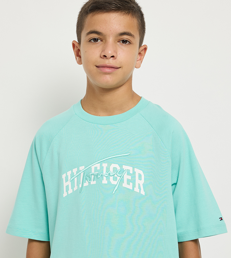 Logo Detail Crew Neck T-Shirt