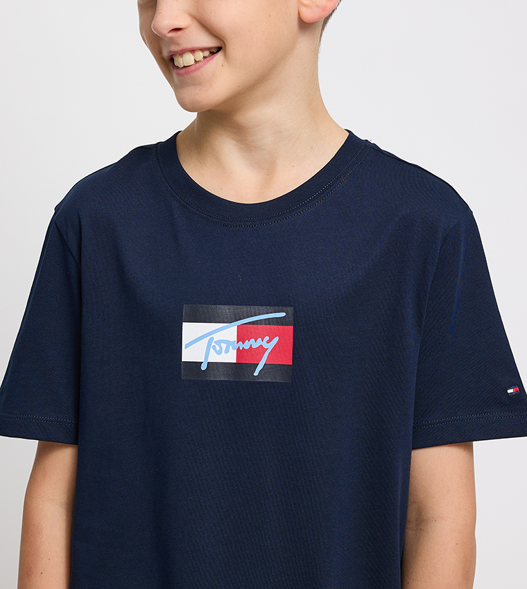 Logo Printed Crew Neck T-Shirt