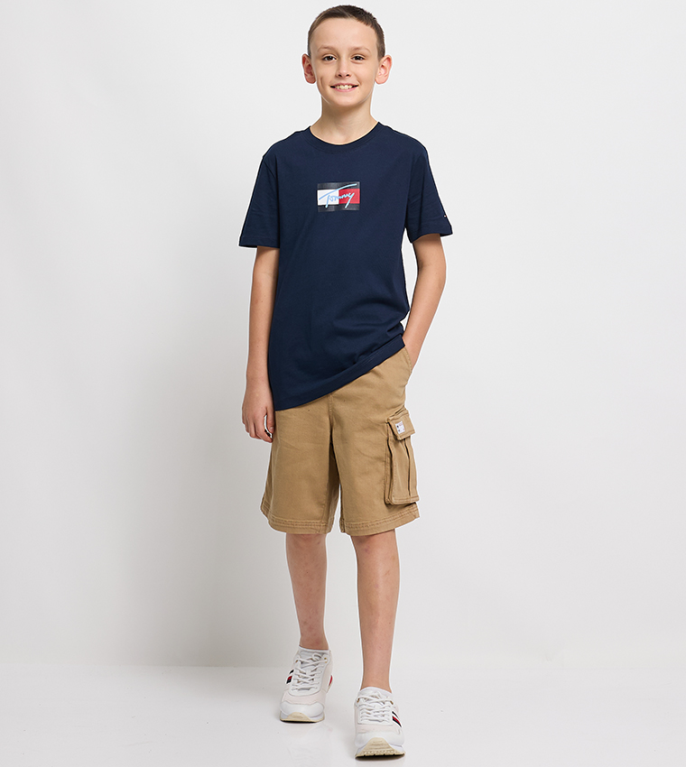 Logo Printed Crew Neck T-Shirt