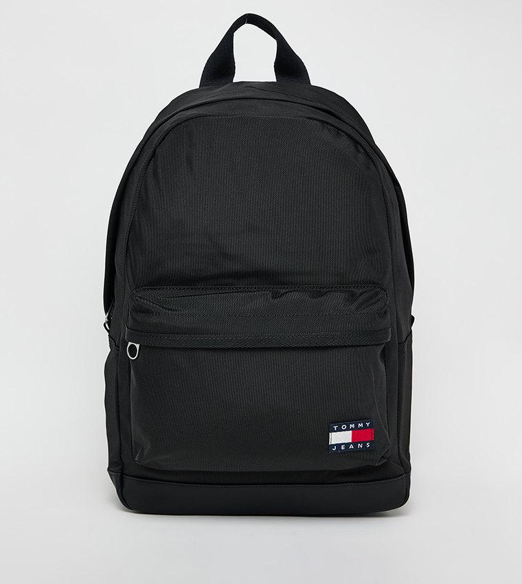 Logo Badge Zip Around Backpack