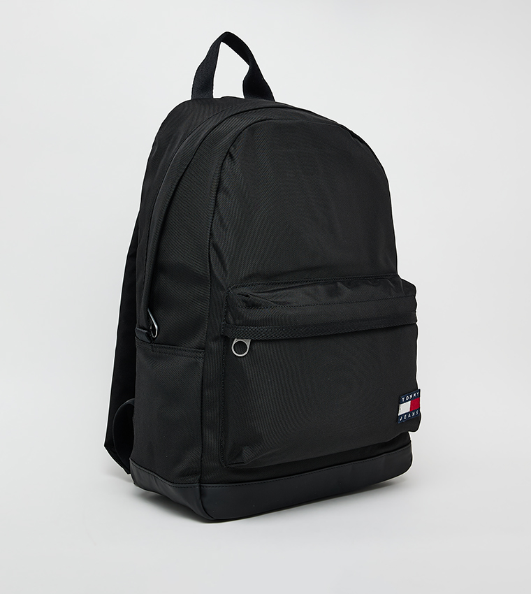 Logo Badge Zip Around Backpack