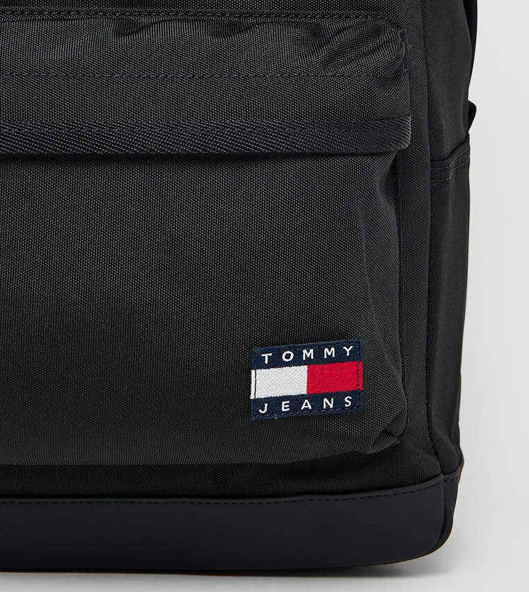 Logo Badge Zip Around Backpack
