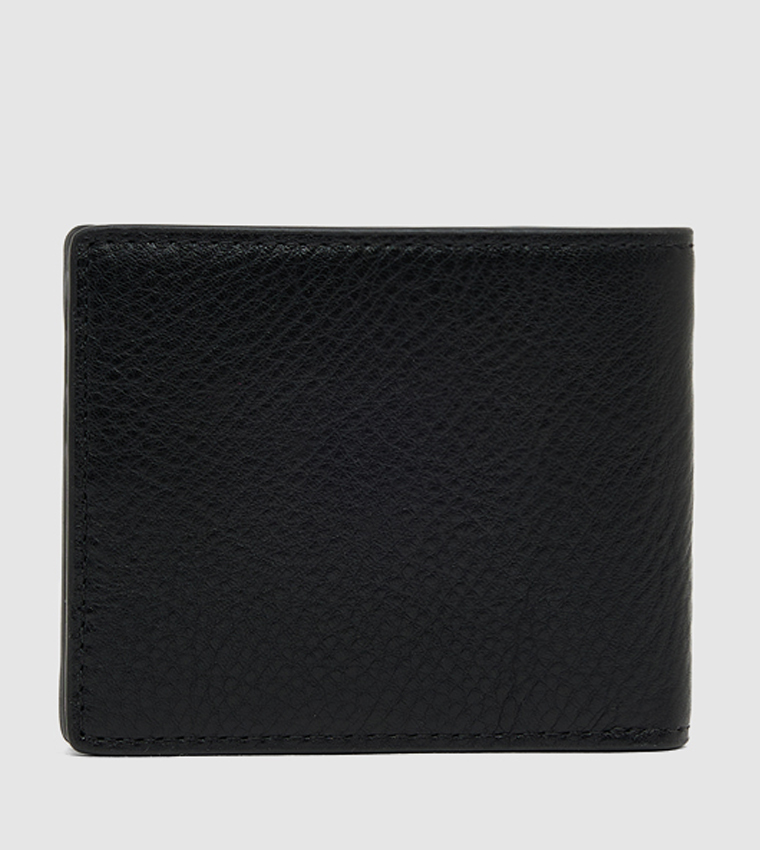 Textured Bi-Fold Wallet