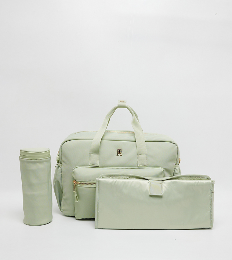 Monogram Detail Diaper Bag
