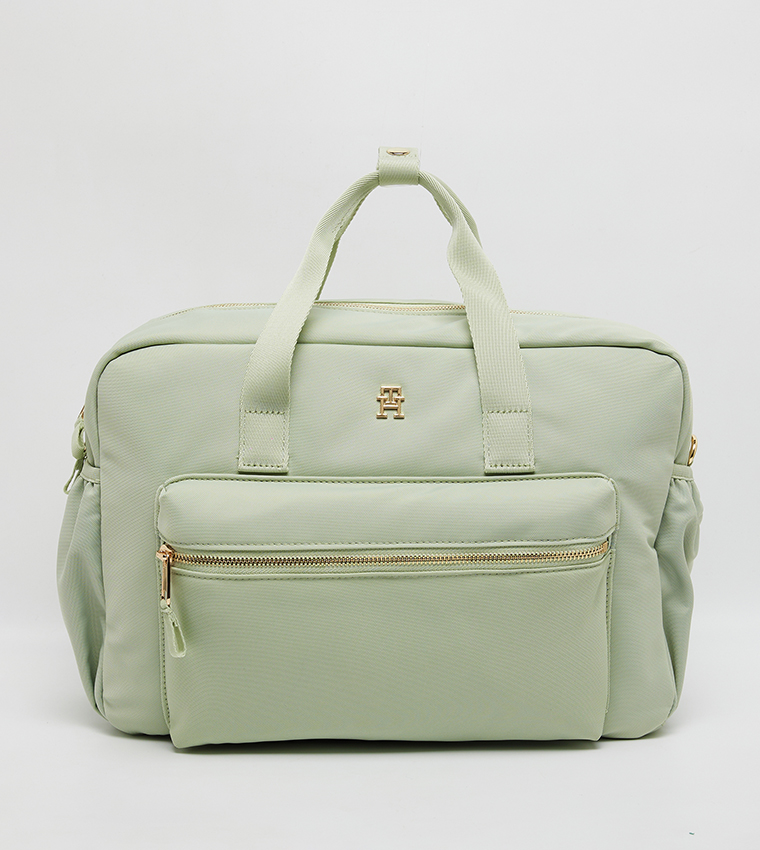 Monogram Detail Diaper Bag