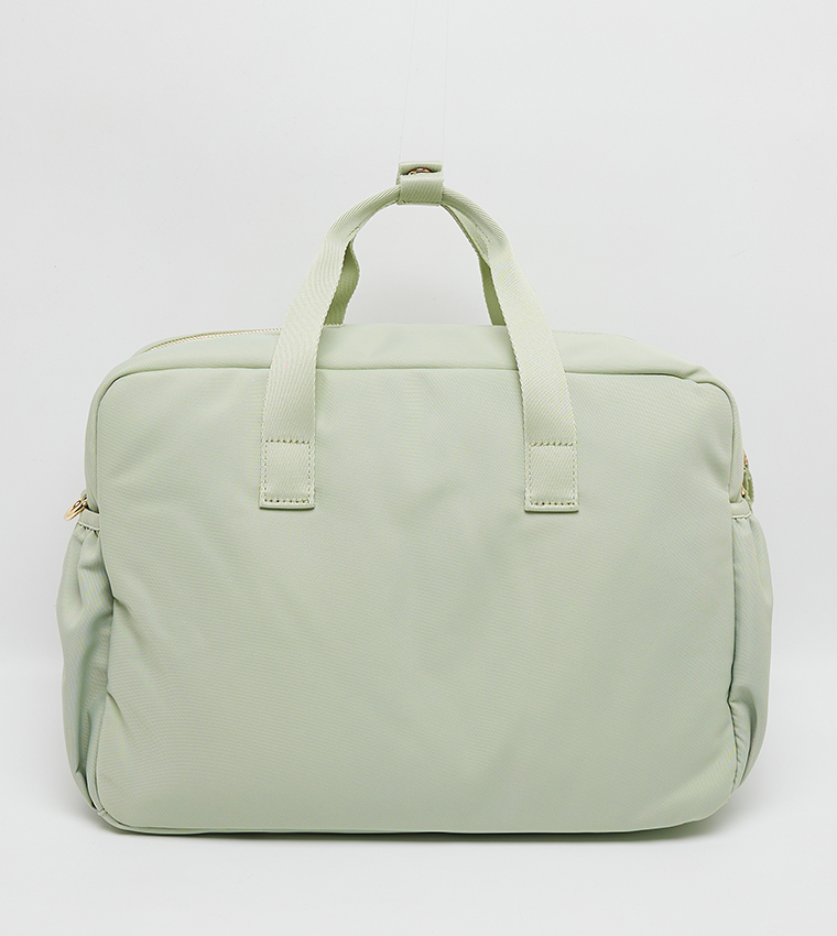 Monogram Detail Diaper Bag