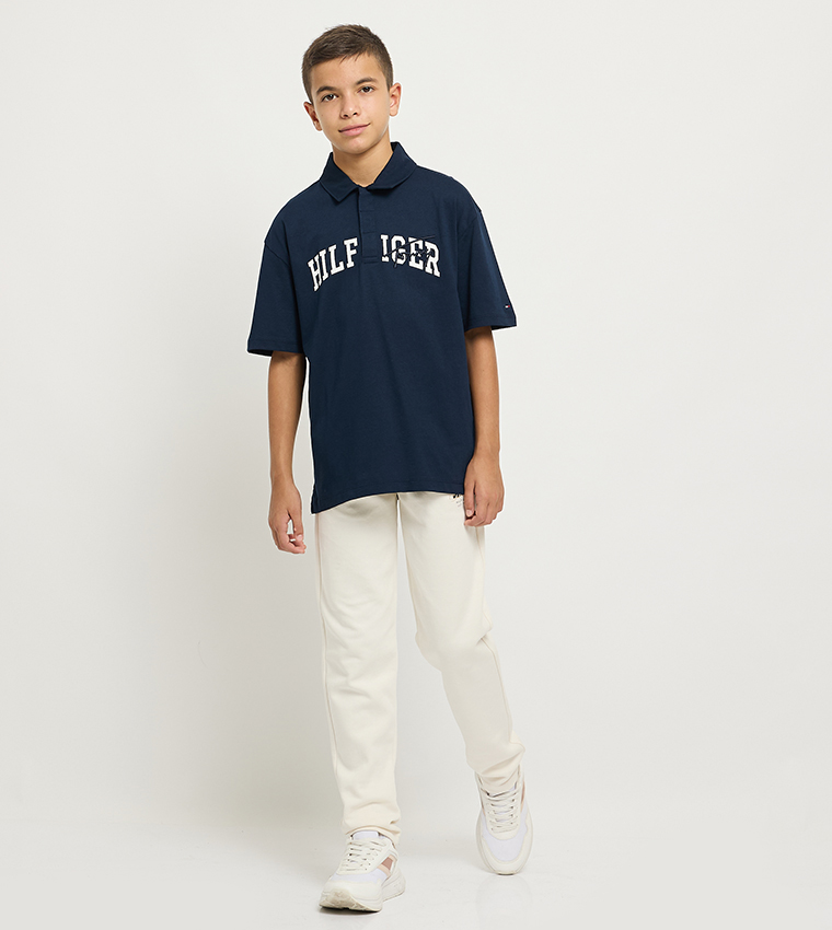 Logo Detail Short Sleeves Polo T-Shirt
