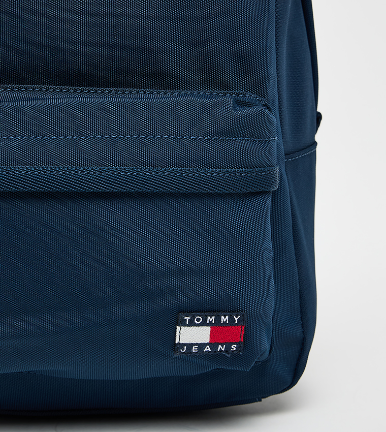Flag Badge Zip Around Backpack