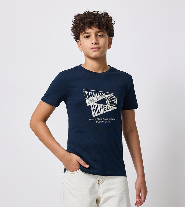 Printed Crew Neck T-Shirt