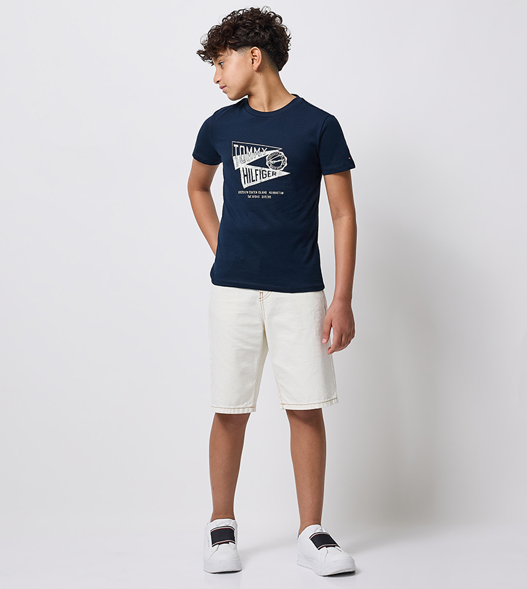 Printed Crew Neck T-Shirt