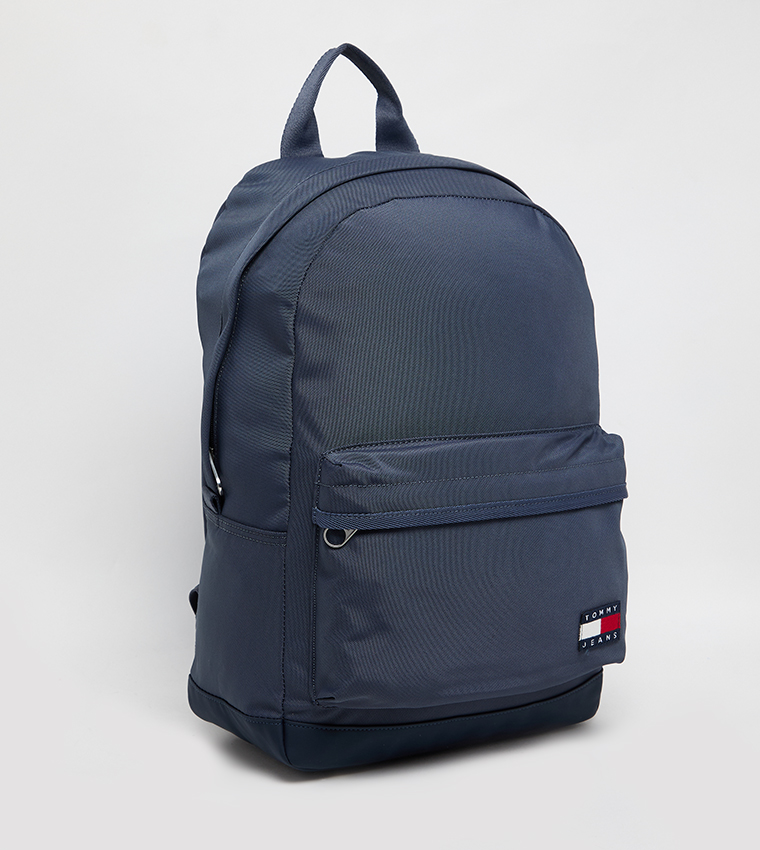 Flag Detail Zippered Backpack