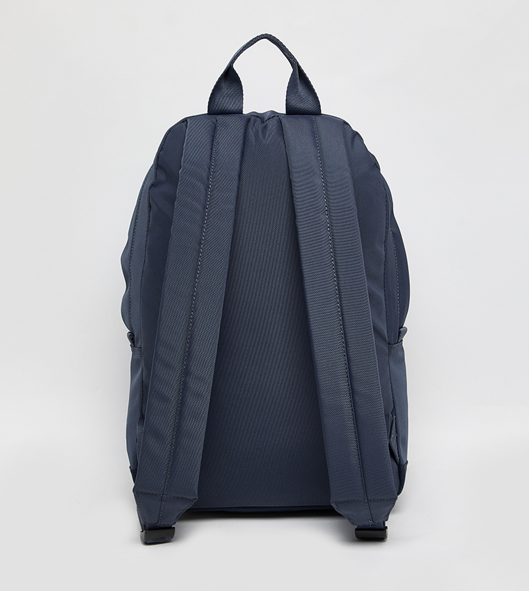 Flag Detail Zippered Backpack