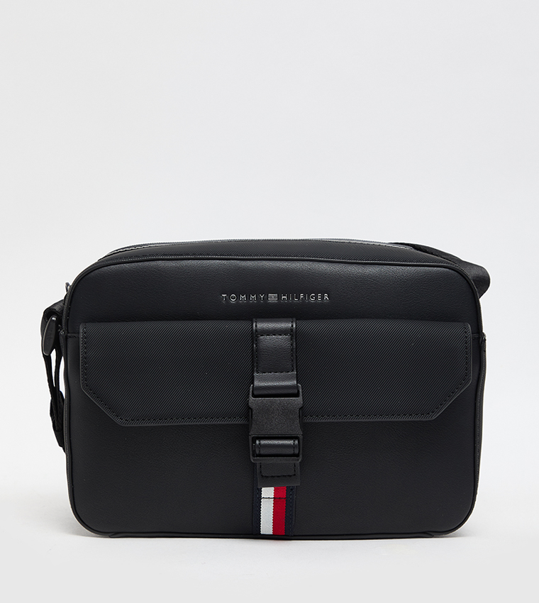 Flag Detail Crossbody Bag