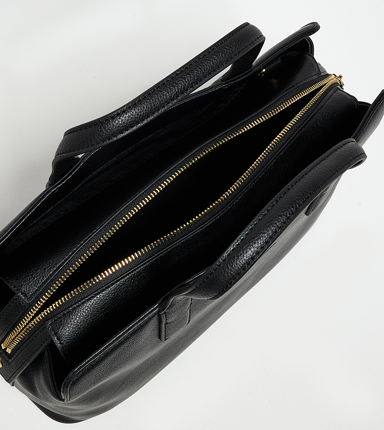 Logo Detail Satchel Bag