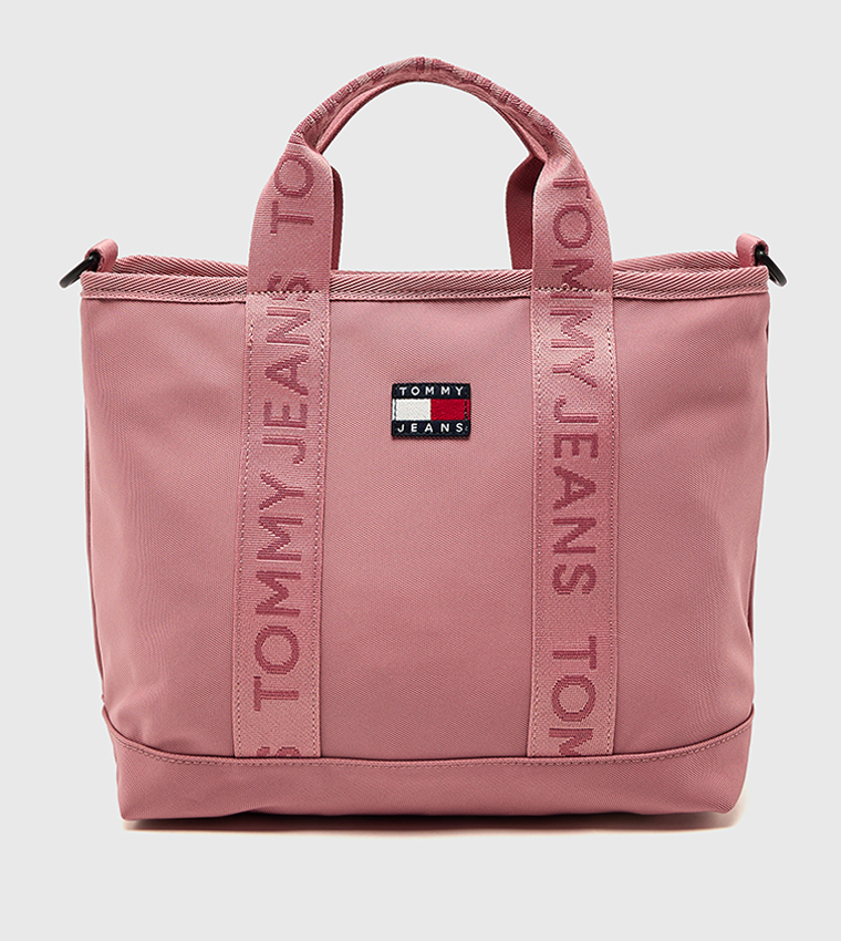 Badge Detail Tote Bag