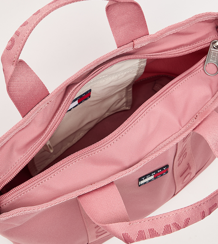 Badge Detail Tote Bag
