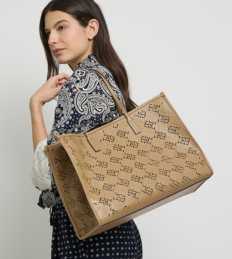 CITY Logo Detail Tote Bag