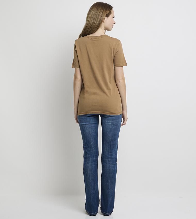 Printed Crew Neck T-Shirt