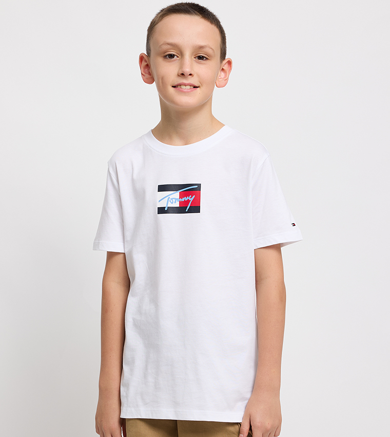 Logo Printed Crew Neck T-Shirt